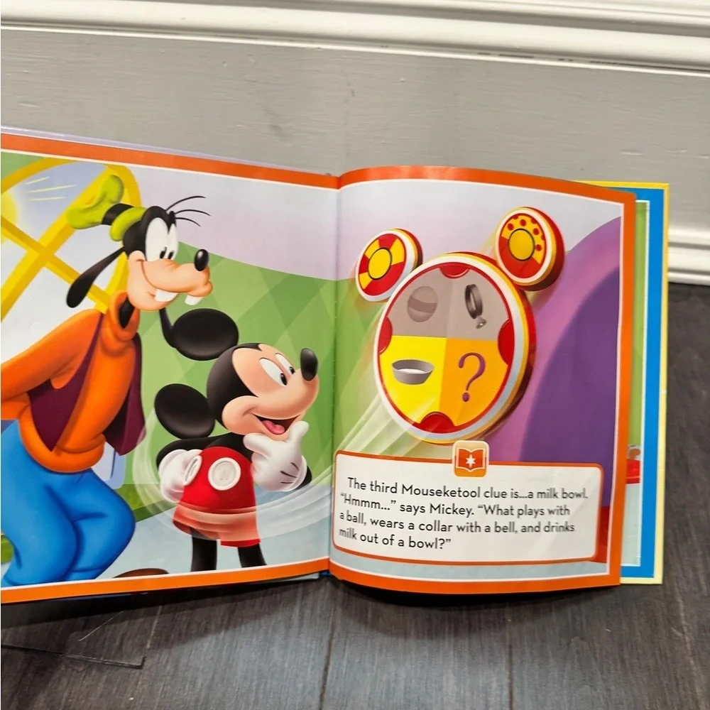 Disney Mickey Listen to This Hardcover Book Me Reader Learn to Read Kids Toddler